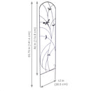 Sunnydaze 55.75" Dragonfly Delight Garden Trellis for Climbing Plants