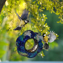 Sunnydaze Fly-Through Mosaic Bird Feeder