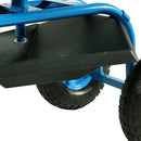 Sunnydaze Rolling Garden Cart with Work Seat and Basket
