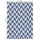 Sunnydaze Indoor or Outdoor Patio Area Rug