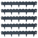 Sunnydaze Metal Landscape Edging - Set of 5 - 42" Sections