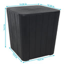 Sunnydaze Outdoor Side Table with Storage - 11.5 Gal.