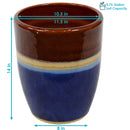 Image showing the overall product dimensions including height, depth and width.
