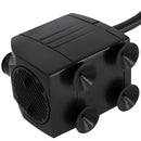 Sunnydaze 200 GPH Electric Submersible Water Pump with 6 LED Lights - White