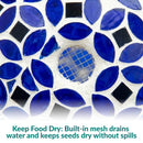 Sunnydaze Fly-Through Mosaic Bird Feeder