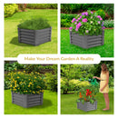 Sunnydaze Steel Raised Garden Bed
