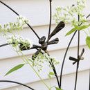 Sunnydaze 55.75" Dragonfly Delight Garden Trellis for Climbing Plants