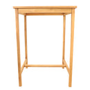 Sunnydaze Teak Wooden Bar Table -  31" Square