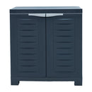 Sunnydaze Plastic Garage Storage Cabinet with Adjustable Shelf