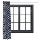 Sunnydaze Designer Eyelet Outdoor Curtain Panels - 52" x 108"