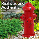 Sunnydaze Fire Hydrant Dog Pee Post Metal Garden Statue