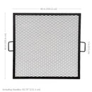 Sunnydaze X-Marks Square Fire Pit Grill Grate