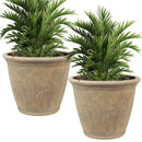 Sunnydaze Anjelica Polyresin Outdoor Flowerpot Planter
