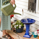 Sunnydaze Nantes Outdoor Ceramic Bird Bath - 16" H