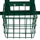 Sunnydaze Rolling Garden Cart with Work Seat and Basket