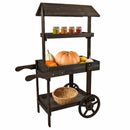 Sunnydaze Country Market Flower Cart Display Stand - 49.25" H
