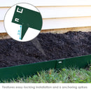 Sunnydaze Metal Landscape Edging - Set of 5 - 42" Sections